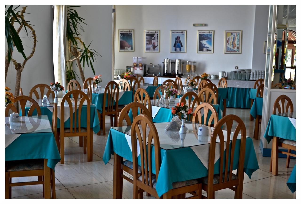 Görögország, Karpathos, Pigadia, Oceanis Hotel, étterem