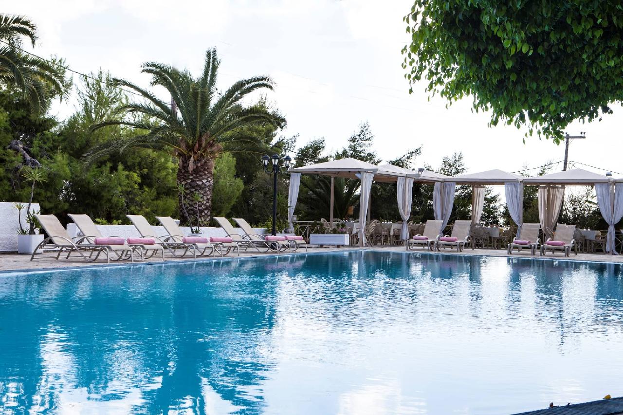 Görögország, Kefalonia, Lassi, Princess Hotel, medence