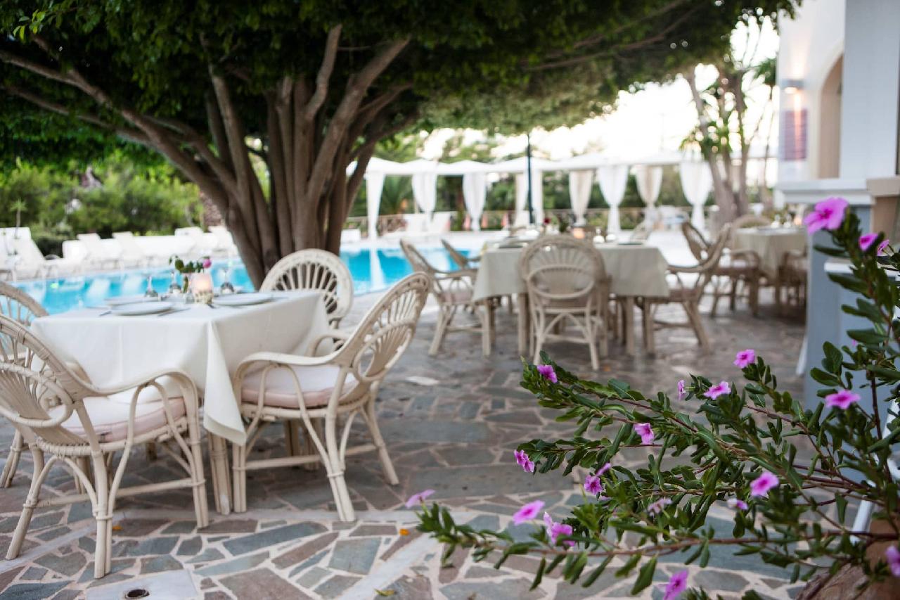 Görögország, Kefalonia, Lassi, Princess Hotel, terasz