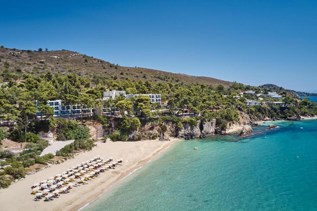 Görögország, Kefalonia, Lassi, White Rocks Hotel, tengerpart