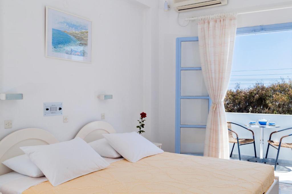 Görögország, Santorini, Kamari, Areti Hotel, szoba